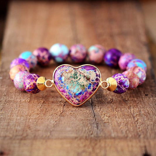 Spirituelles funkelndes Perlenarmband