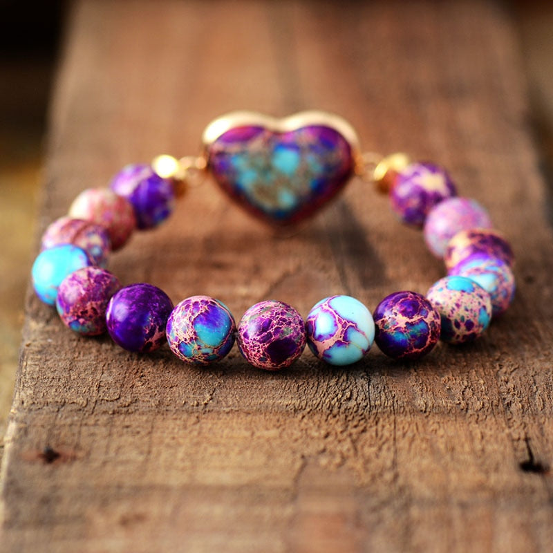 Spirituelles funkelndes Perlenarmband