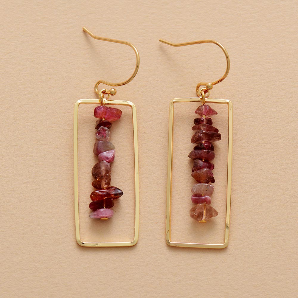 Tourmaline Neat Earrings