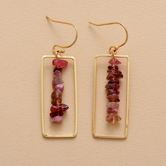 Tourmaline Neat Earrings