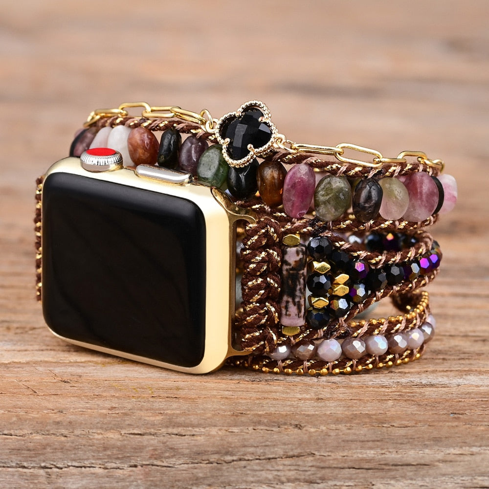 Schönes, bezauberndes Apple Watch-Armband aus Naturstein