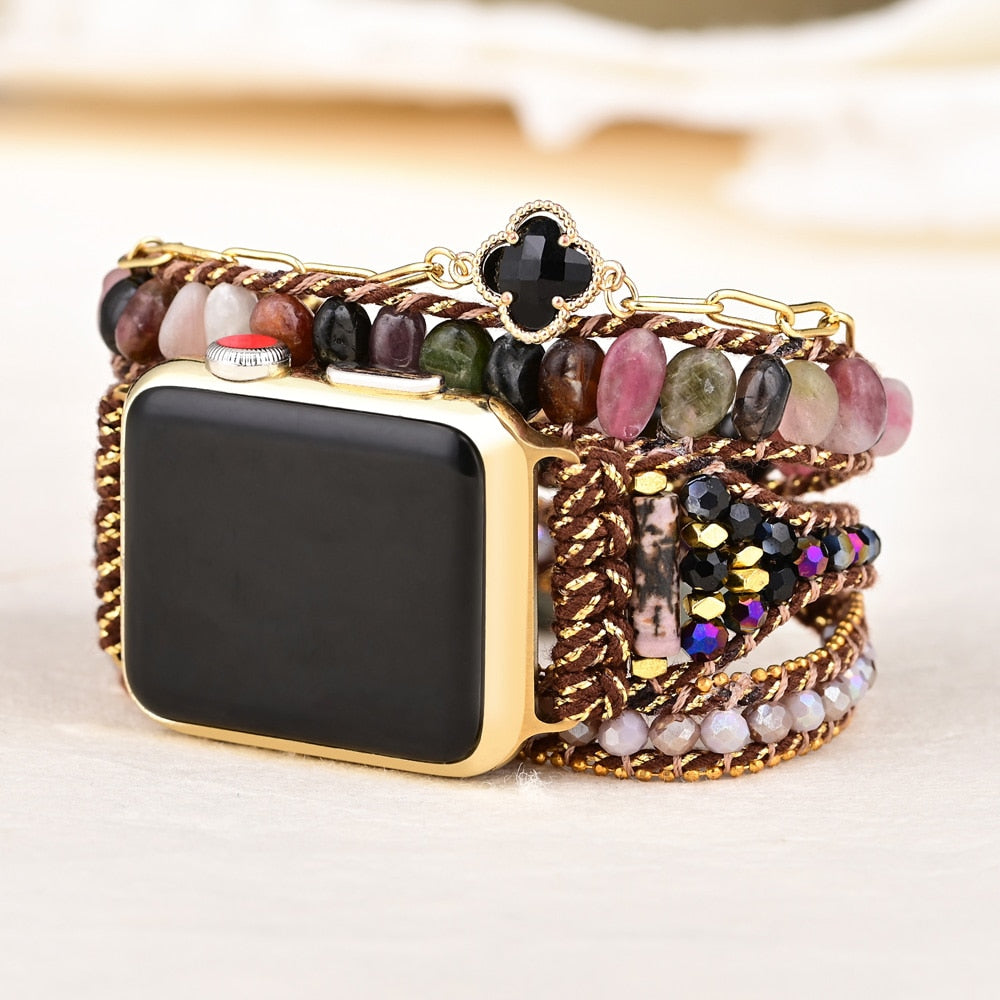 Schönes, bezauberndes Apple Watch-Armband aus Naturstein
