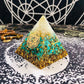 Turquoise Orgone Chakra Pyramid