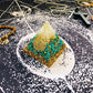 Turquoise Orgone Chakra Pyramid