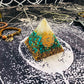 Turquoise Orgone Chakra Pyramid