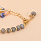 Labradorit-Armband im Boho-Design 