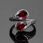 Pure Love Garnet 925 Sterling Silver Ring
