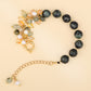 Retro Design Black Onyx Flowing Bracelet