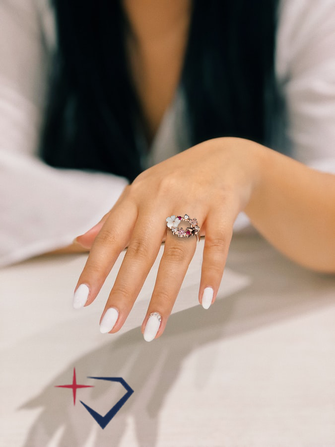 Spring Joy Rose Quartz Ring