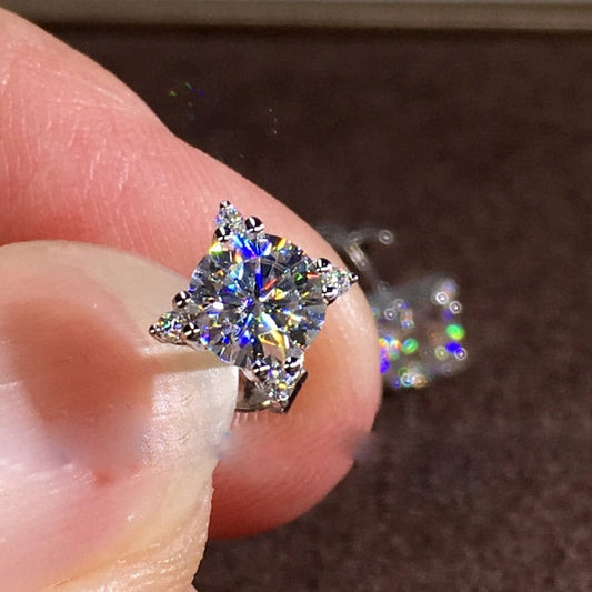 Glowing Flower Stud Earrings