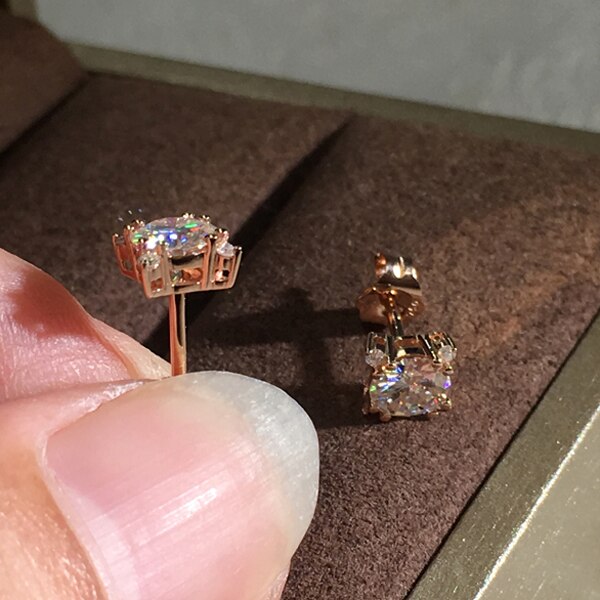 Glowing Flower Stud Earrings