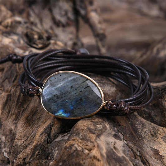 Spirit Boho Labradorit Armband