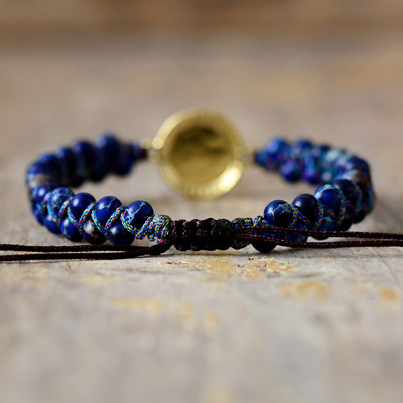 Enchanting Fire Opal & Jasper Bracelet