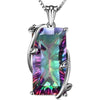 Rainbow Amethyst Sterling Silver Necklace
