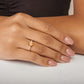 Scintillante Twinkling Citrine Gold Ring
