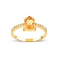 Scintillante Twinkling Citrine Gold Ring