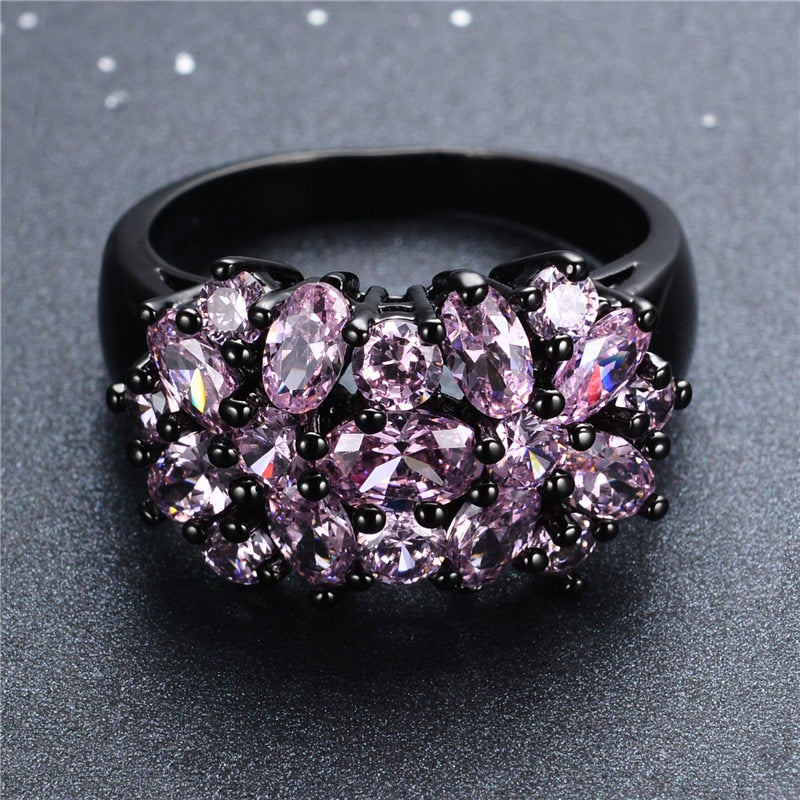 Magnificent Zircon Bouquet Ring