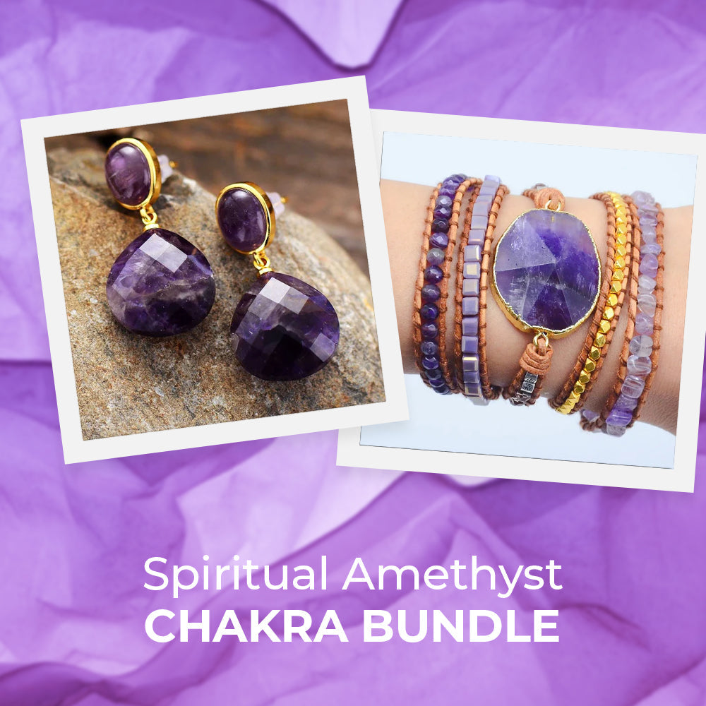 Spirituelles Amethyst-Chakra-Paket