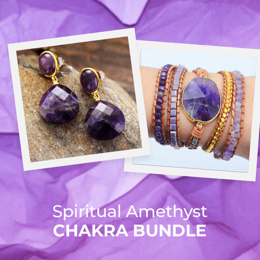 Spirituelles Amethyst-Chakra-Paket