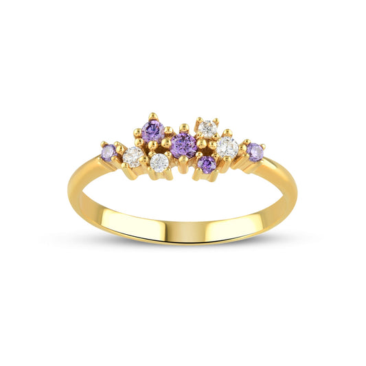 Stelle 24K Gold Ring