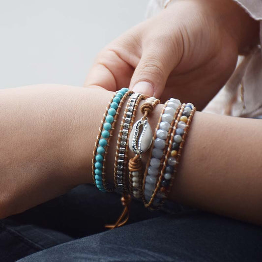 Spirituelles Muschelarmband