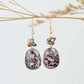 Spiritual Pink Stone Earrings