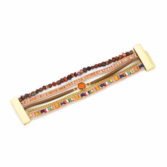 Sunrise Bohemian Cyristal Lapis Armband