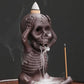 Skull Ceramic Backflow Incense Holder