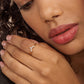 Triangolo Crispy Gold Ring