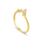 Triangolo Crispy Gold Ring