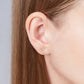 Pink Butterfly 925 Sterling Silver Stud Earrings