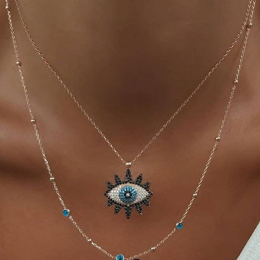 Vintage Design Evil Eye Necklace