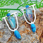 Ethnic Design Blue Earrings