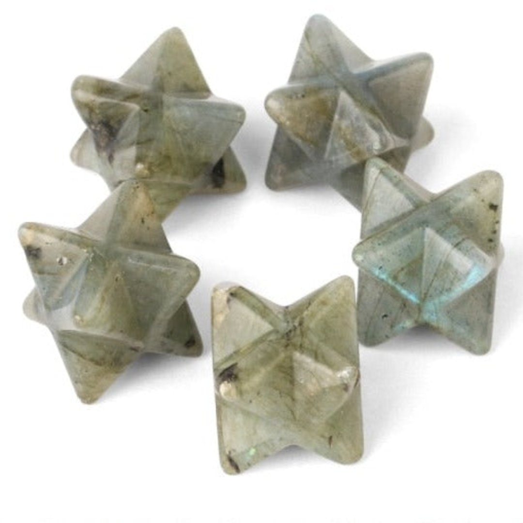 Calming Merkaba Crystal Stars