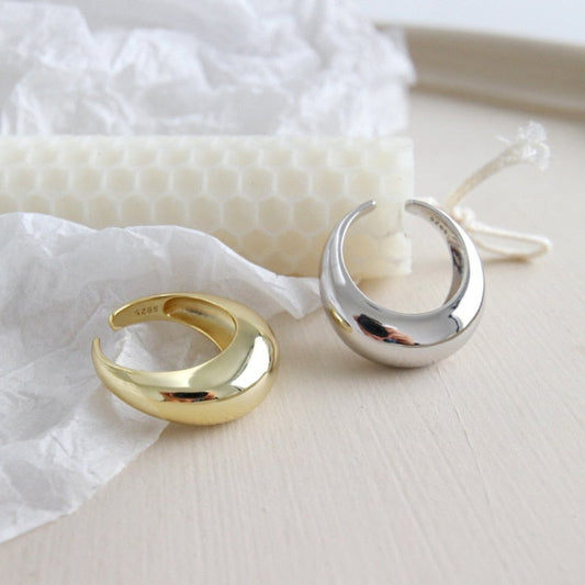 Syllo 925 Sterling Silver Adjustable Ring