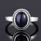 Vintage Blue Sandstone Silver Ring