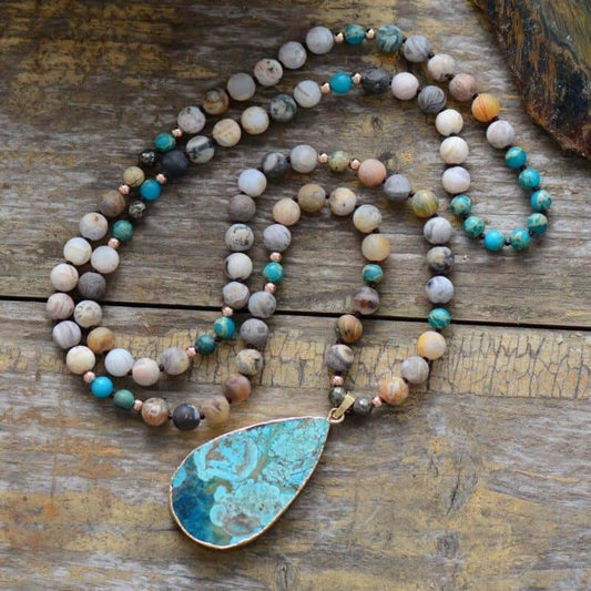 Calming Ocean Jasper Necklace