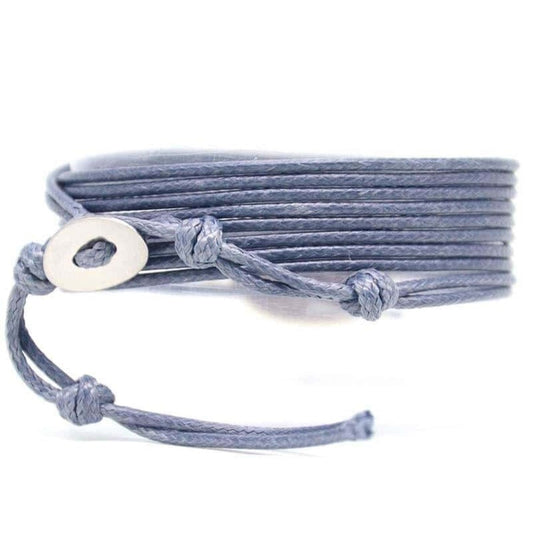 Amethyst Boho Wickelarmband