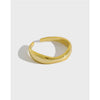 Verstellbarer Ring „Wave“ aus 925er Sterlingsilber