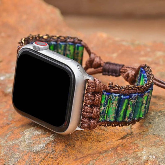 Böhmische Jaspissteine ​​Apple Watch Armband 