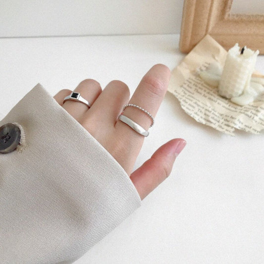 Fausta 925 Sterling Silver Adjustable Ring