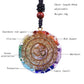 7 Chakra Orgonit Om Symbol Halskette