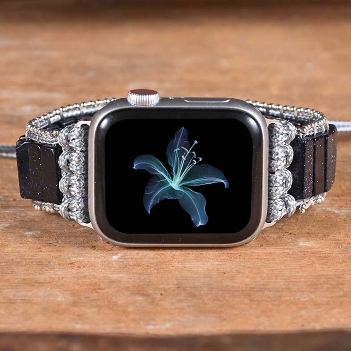 Magisches blaues Sandsteinarmband für die Apple Watch