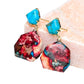 Ethnic Colorful Natural Jasper Earrings