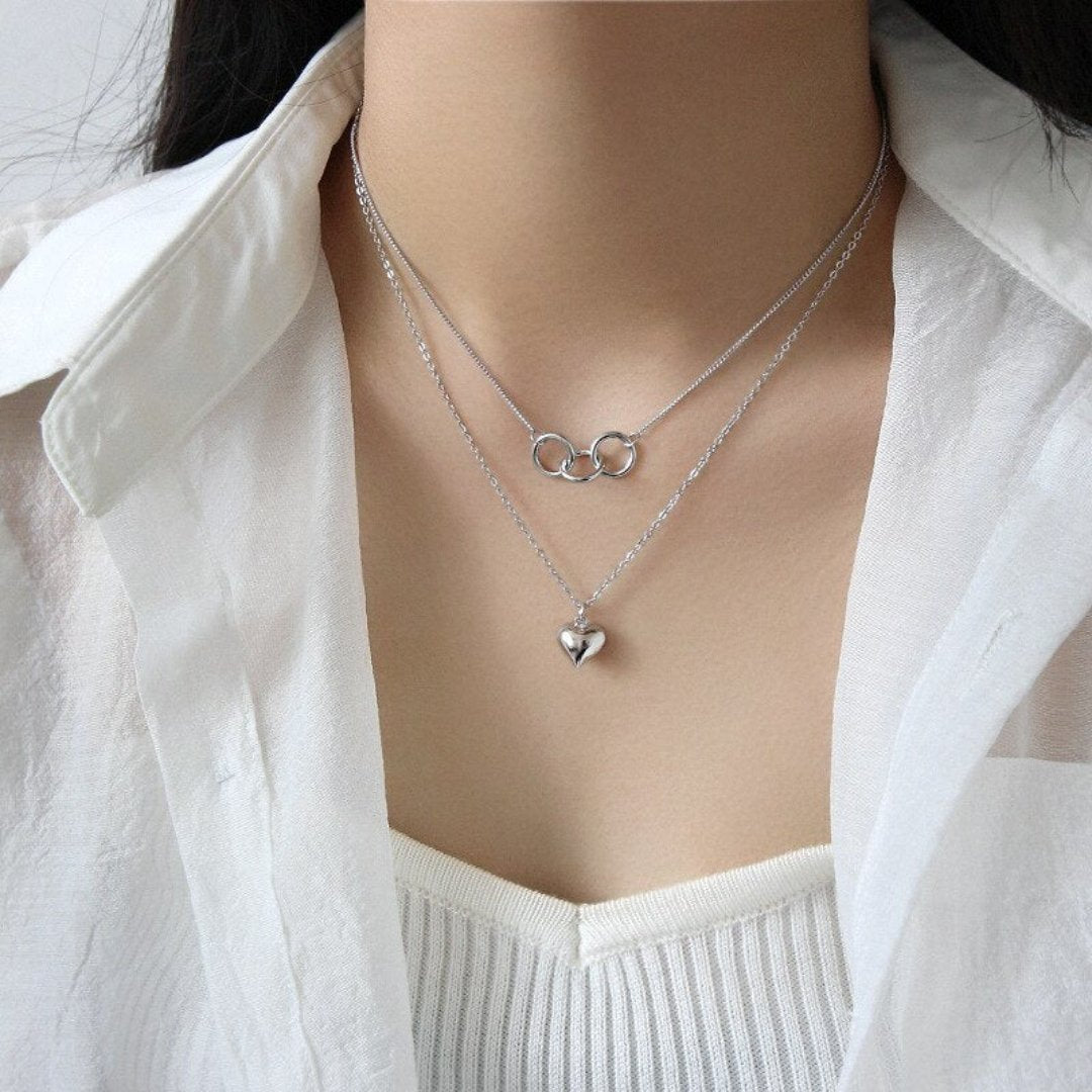 Dinah 925 Sterling Silber Halskette