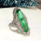 Vintage Style Cubic Zirconia Ring
