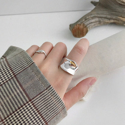 Verstellbarer Ring Eris aus 925er Sterlingsilber 