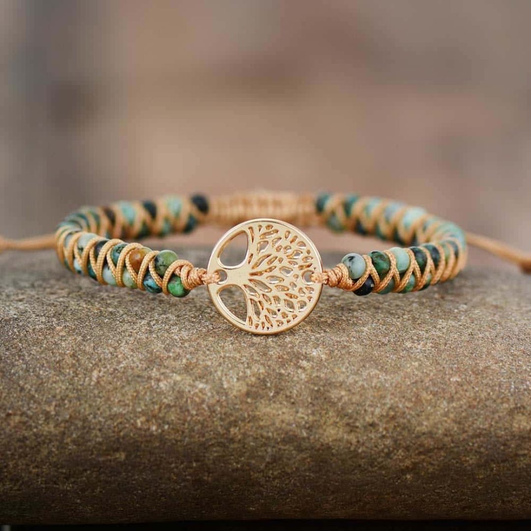 Afrikanischer Lebensbaum Armband Mann 