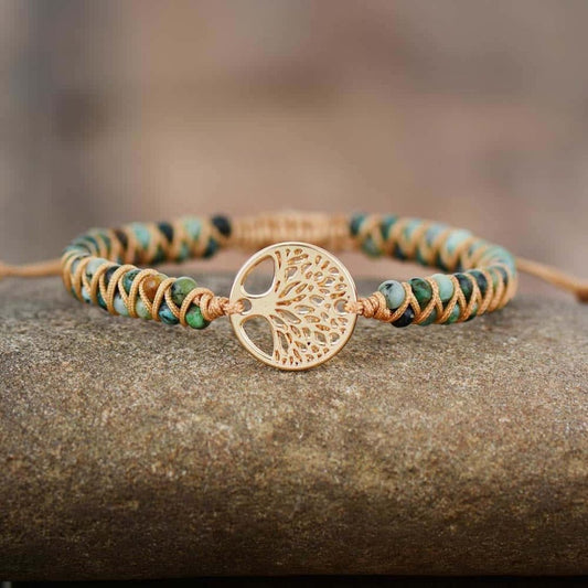 Afrikanischer Lebensbaum Armband Mann 