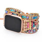 Bright Colours Natural Stone Apple Watch Strap